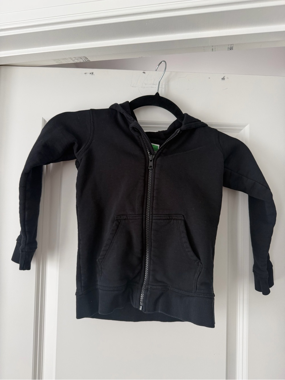 Pact Kids Black Zip Hoodie - 4/5T